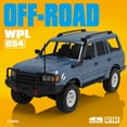thumbnail image 3 of WPL D-54 1/16 Scale RC Rock Crawler, 2.4G 4WD Remote Control Off-Road Climbing Car with 260 Motor, Independent Suspension & LED Headlights for Teens & Adults - RTR, 3 of 7
