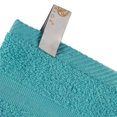 thumbnail image 4 of BNM Smart Dry Cotton Bath, Hand, Face Towel Set, Turquoise, 4 of 5