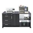 thumbnail image 5 of 3 Drawers 2 Compartments Mobile File Cabinet Locking File Cabinet MDF 1 Cabinet, 5 of 21