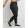 thumbnail image 2 of Hanes Just My Size Women's Stretch Jersey Leggings, 25.5" (Plus ) Black 4X, 2 of 9