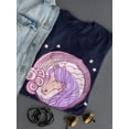 thumbnail image 3 of Purple Unicorn In Fantasy Style Shaped T-Shirt Women -Image by Shutterstock, Female Large, 3 of 4