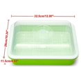 thumbnail image 2 of Seed Sprouter Tray With Lid Bpa Free Bean Sprout Grower Sprouting Seeds Tray,Dirt Free Way And Big, 2 of 5