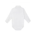 thumbnail image 2 of Yruioon Infant Baby Boys One Piece Bodysuit Rompers Long Sleeve Formal Shirts Gentlemen Clothes White 12-18 Months, 2 of 7