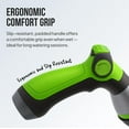 thumbnail image 5 of Garden Hose Nozzle – 8-Pattern Hose Sprayer with Thumb Control – Watering Tool for Garden, Car Wash, Lawn Care & Pet Shower, 5 of 7