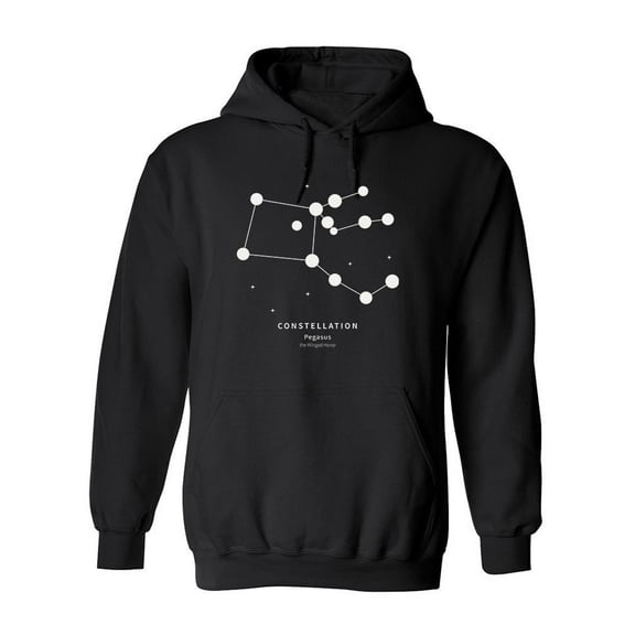 The Pegasus Constellation Hoodie Men -Image by Shutterstock, Male x-Large