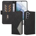 thumbnail image 1 of Compatible with Samsung Galaxy S21 5G PU Leather Wallet Case with Card Holder Magnetic Closure Cover, 1 of 5