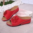 thumbnail image 5 of Pointed Toe Women's Business Office Comfortable Dress Shoes Plus Size Office Work Daily Wear Spring Summer Red 6.5, 5 of 9