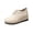 Beige, variant on EKVAHL Women's Lace‑Up Wedge Platform Sneakers, Round Toe Lightweight Casual Walking Shoes Heightening Effect Waterproof wear-Resistant Daily Footwear
