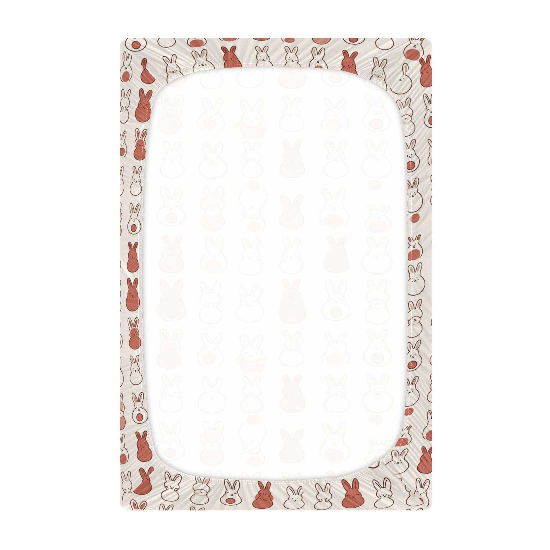 Baby Essentials 52”x 28”- Standard Cotton-like Modal Elastic- Cute Design Crib Sheets for Newborns and Toddlers