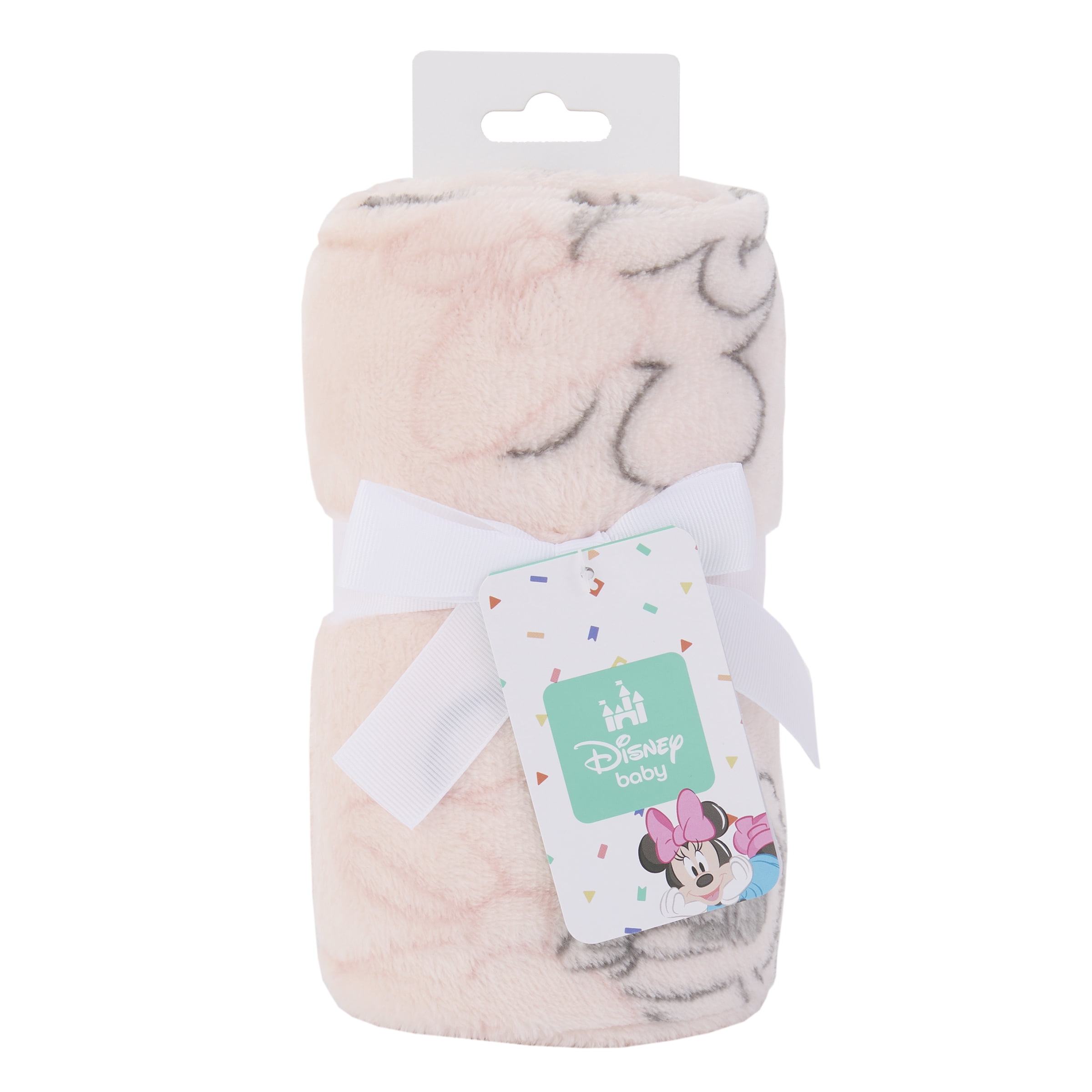 Minnie Mouse Allover Print Baby Blanket, Infant Girl, Pink