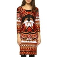 thumbnail image 6 of Women's Revolution Printed Bell Sleeve Dress, 6 of 7