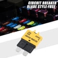 thumbnail image 2 of Unique Bargains 2 Pcs Circuit Breaker Blade Style Fuse 20A 28V Manual Resettable for Car Marine Metal Yellow, 2 of 6