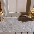 thumbnail image 2 of Safavieh Courtyard Naomi Geometric Indoor/Outdoor Area Rug, Brown/Gray, 2' x 3'7", 2 of 11