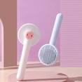 thumbnail image 2 of Pet Hair Removal Comb Stainless Steel Self Cleaning Brush Pet Grooming Tool Cat Accessories With Non-slip Handle He Qiyong unisex, 2 of 2