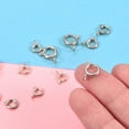 thumbnail image 5 of Uxcell Spring Clasps, 10 Pack 10mm Metal Spring Ring Clasps Silver, 5 of 7