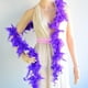 thumbnail image 2 of 8 boas de plumas de colores surtidos, boa de vestir para mujeres y niñas, accesorio de fiesta de disfraces de Mardi Gras Boa, 2 of 3