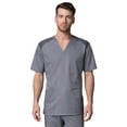 thumbnail image 1 of EON Men's COOLMAXÂ® V-Neck Mesh Panel Solid Scrub Top, 1 of 2