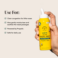 thumbnail image 3 of Kids' Saline Nasal Mist by Beekeeper's Naturals, Clears Stuff Noses, Nasal Spray for Kids 1+ w/ Saline, Aloe & Propolis, 3 fl oz, 3 of 6