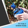 thumbnail image 5 of RVGUARD RV Sewer Hose Rinse Cap Kit, 10-Ft Gray/Black Water Hose, Rinse Cap with Water Flow Control Valve, Maximize Cleaning Area, 5 of 5