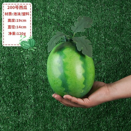

FRCOLOR Artificial Watermelon Prop Foam Watermelon Photo Prop Simulated Watermelon for Display