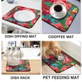thumbnail image 4 of Washable Rubber Pioneer Dish Drying Mats For Kitchen Counter Home Large Coffee Bar Pad Accessories And Decor For Utensils Stemware (16''x18''), 4 of 6