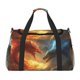 thumbnail image 1 of Fotbe Red And Blue Fire Dragon B Bolsa de Viaje con Estampado, Bolsa de Fin de Semana para Mujer con Compartimento para Zapatos, Bolsa de Gimnasio con Bolsillo Húmedo, 1 of 7