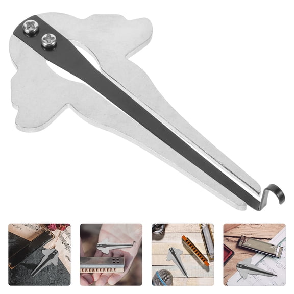 WEUVEB 1Set Jaw Harp for Meditation and Relaxation Aid in Silver