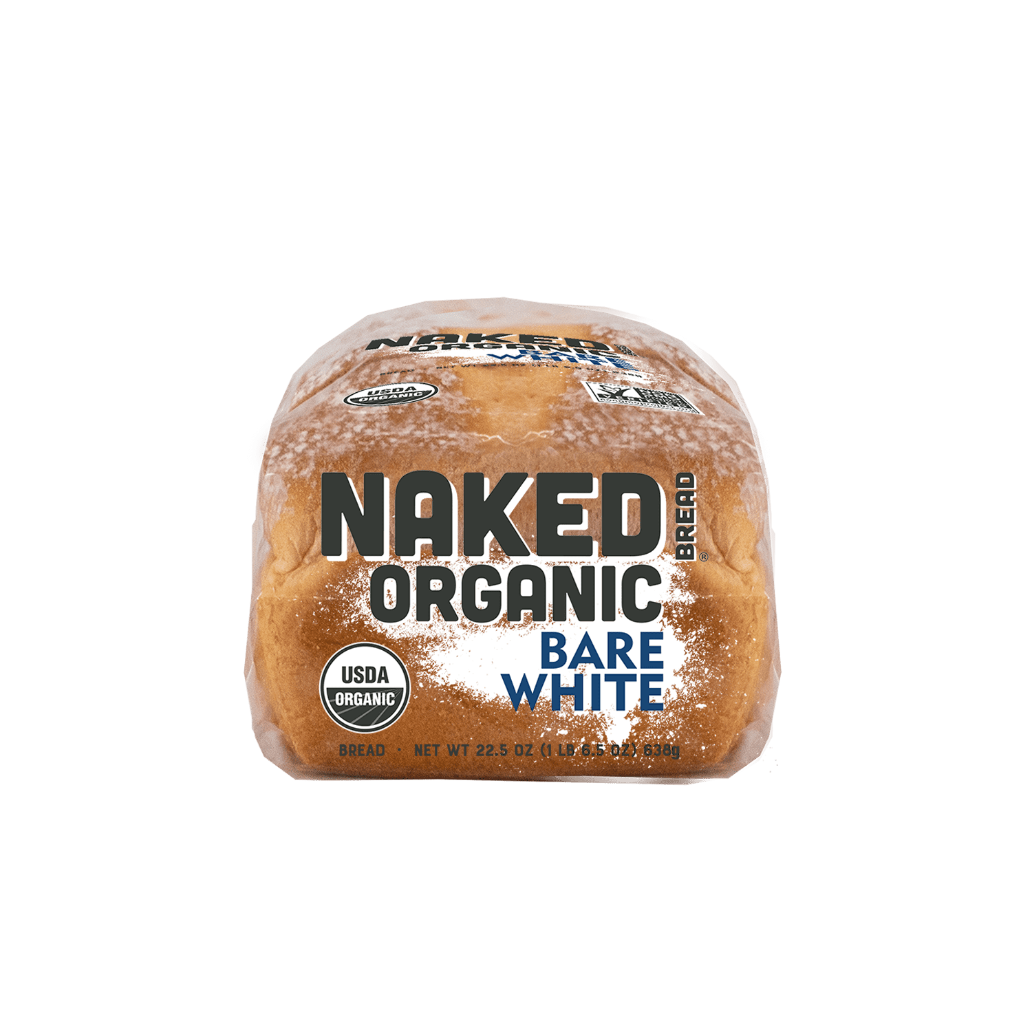 Naked Bread Sliced Organic Bare White Sandwich Loaf, 22.5 oz