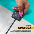 thumbnail image 4 of Tile Grout Repair Kit - Black Grout Filler for Bathroom, Shower & Kitchen Tiles, Waterproof Formula, Restores and Renews Joint Lines, Fast Drying (8.8oz / 250gr)$$Tools & Hardware Other, 4 of 8