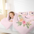 thumbnail image 4 of Homewish Rose Initial C Letter Queen Comforter Set, Kawaii Cartoon Butterfly Bedding Sets, Teens Kids Girls Women Reversible Bedding Comforter Set, Luxury Bedroom Decor, 3-Piece, 4 of 8