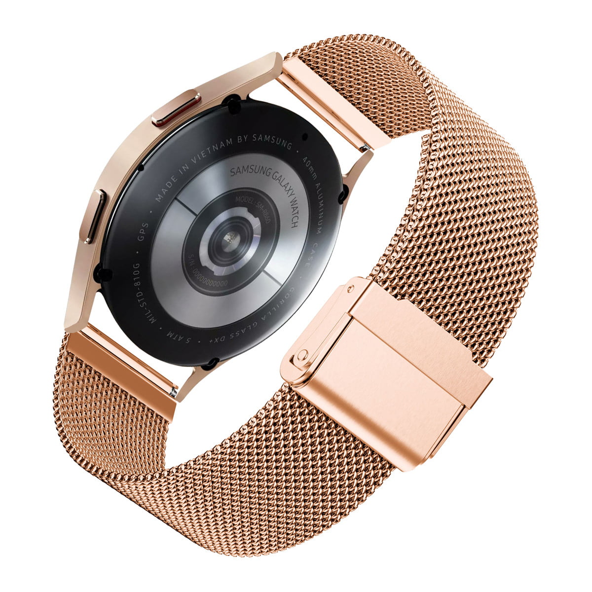 Antagonisme ginder Prime For Samsung Galaxy Watch 4 40mm Correa Stainless Steel Metal Strap Bracele  - Walmart.com