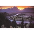thumbnail image 3 of Unknown 24x17 Black Modern Framed Museum Art Print Titled - Lazy River, 3 of 5