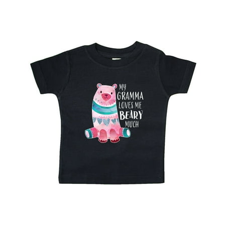 

Inktastic My Gramma Loves Me Beary Much with Cute Bear Gift Baby Boy or Baby Girl T-Shirt