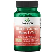 Swanson Black Cumin Seed Oil 500 mg 60 Liq Vegcap