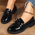 thumbnail image 7 of PPCHVOMEY Chunky Heel Loafers for Women Business Casual Loafers Tassels Loafers Lightweight Work Dressy Loafers Slip On Leather Loafer Shoes, 7 of 7