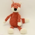 thumbnail image 2 of Porfeet Cute Cartoon Soft Stripe Animal Plush Doll Toy Sofa Chair Home Decor Kids Gift,Fox 33cm, 2 of 9