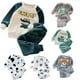 thumbnail image 2 of Conjunto de pijama de franela para niños, ropa de dormir de manga larga, bonita, de felpa, para el hogar, de 1 a 3 años, 2 of 4