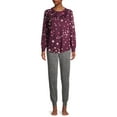 thumbnail image 2 of Secret Treasures Essentials Women's Star Hacci Top, 2 of 6
