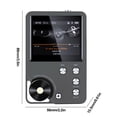 thumbnail image 2 of Reproductor MP3 HiFi DSD Reproductor de música de audio digital Hi-Fi portátil de alta definición, 2 of 9