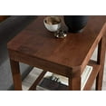 thumbnail image 4 of Kate and Laurel Talcott Mid-Century Side Table, 22 x 14 x 26, Walnut Brown, Modern End Table for Storage and Display, 4 of 5
