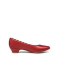 thumbnail image 2 of Zapatos DREAM PAIRS Mila con Tacón Bajo y Grueso Rojo Talla 9.5, 2 of 8