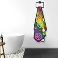 thumbnail image 5 of Cotton Bath Towels for Bathroom - Rainbow peace sign cute Microfiber Quick Dry Towels for Body Bath Sheets, Personalized Beach Towel, Soft Shower Towels for Travel Home Beach 27*55in, 5 of 7