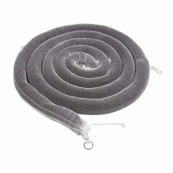 Pig Sorbent Sock, 16 gal, 3 in x 20 ft, Oil, Black, White, 4 PK BOM411