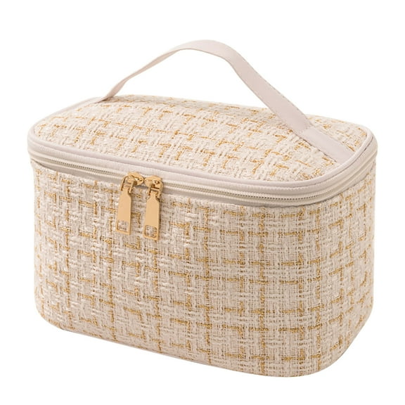 YiJuHui 2pcs Large Capacity Makeup Bag Travel Cosmetic Organizer Waterproof Portable Wash Pouch Storage Case for Women Toiletries Accessories