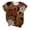 A01-Brown, variant on Aoochasliy Blouses for Women Women's Fashion Cute Leopard Print Pullover Casual Bottom Shirt Top