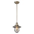 thumbnail image 2 of 1-Light Pendant in Antique Brass Finish, 2 of 2