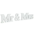 thumbnail image 2 of Mr & Mrs Adornos, letreros de mesa Mr & Mrs impermeables Mr & Mrs Wood Decoraciones, para mesas de postre, bodas en casa EOTVIA No, 2 of 6