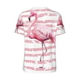 thumbnail image 3 of Balery Flamingo Baseball Jersey for Men Casual Button Down Shirts Short Sleeve Active Team Sports Uniform-4X-Large, 3 of 9