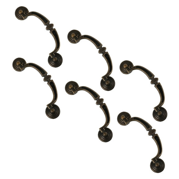 6 Pulls Handle Vintage Knobs European Style Handles