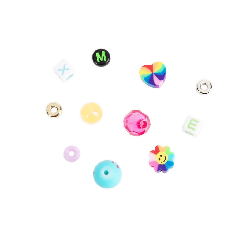 CousinDIY Neon Y2K Bead Mix with Alphabet and Rainbow photo 4